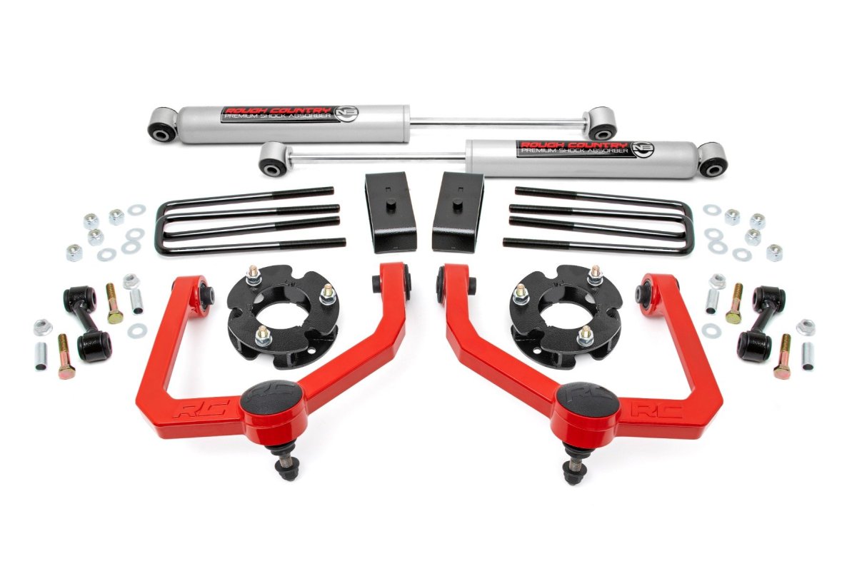 Nissan Titan Suspension Lift Kit - Front + Rear - Rough Country - 3 Inch Lift Kit | N3 Shocks - '04-'24
